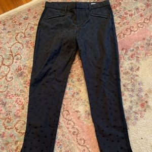 GAP 8T Black Skinny Ankle Star ⭐️ Pants /Zippers NEW W/O TAG NEVER WORN